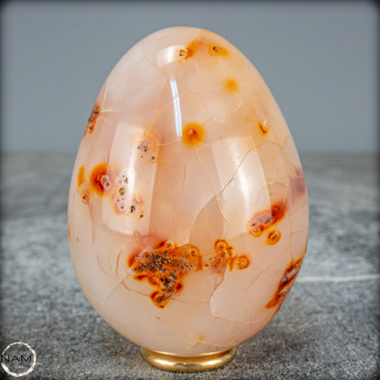 Natürliches Carneol-Kristall Ei - 544,72g