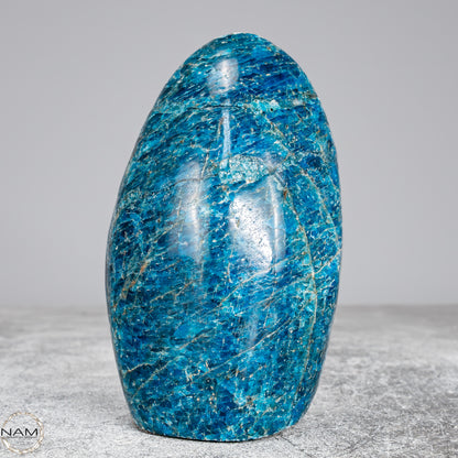 Natürliche Blaue Apatit Kristall-Freiform -671,55g