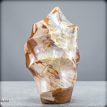 Natürliche Achat - Jaspis Flamme - 976,15 g