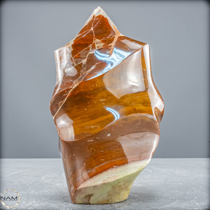 Natürliche Achat - Jaspis Flamme - 976,15 g