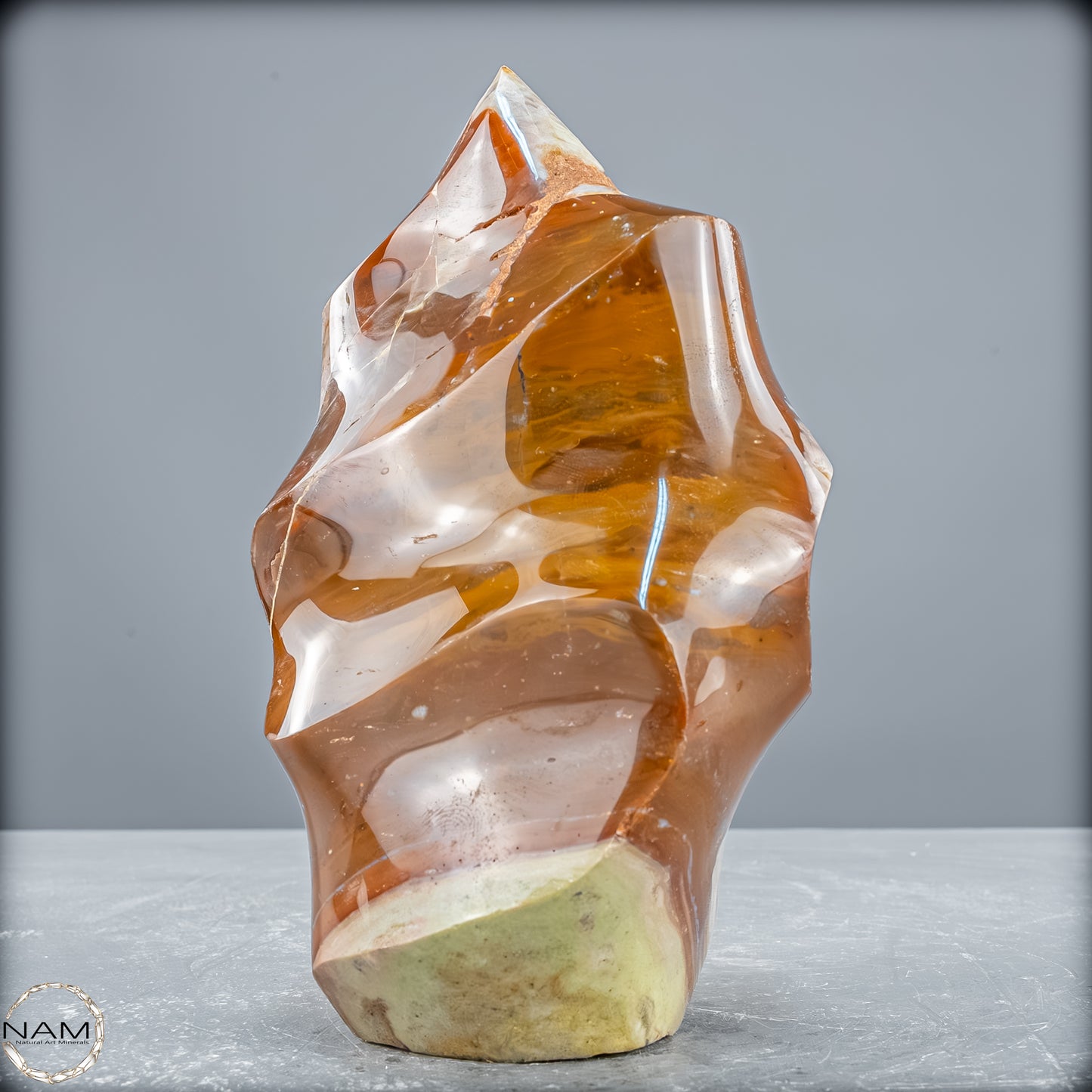 Natürliche Achat - Jaspis Flamme - 976,15 g