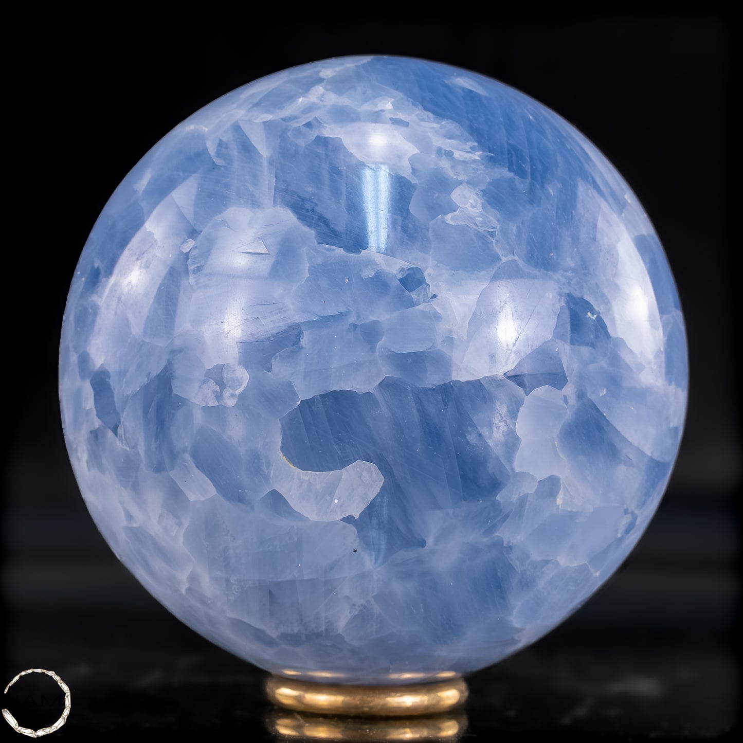 Natürliche Blaue Calcit-Kristall Kugel - 880,41g