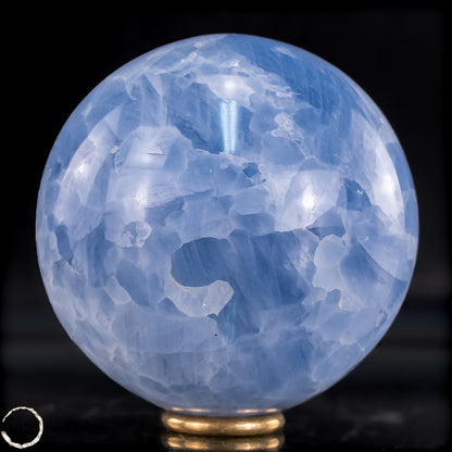 Natürliche Blaue Calcit-Kristall Kugel - 880,41g