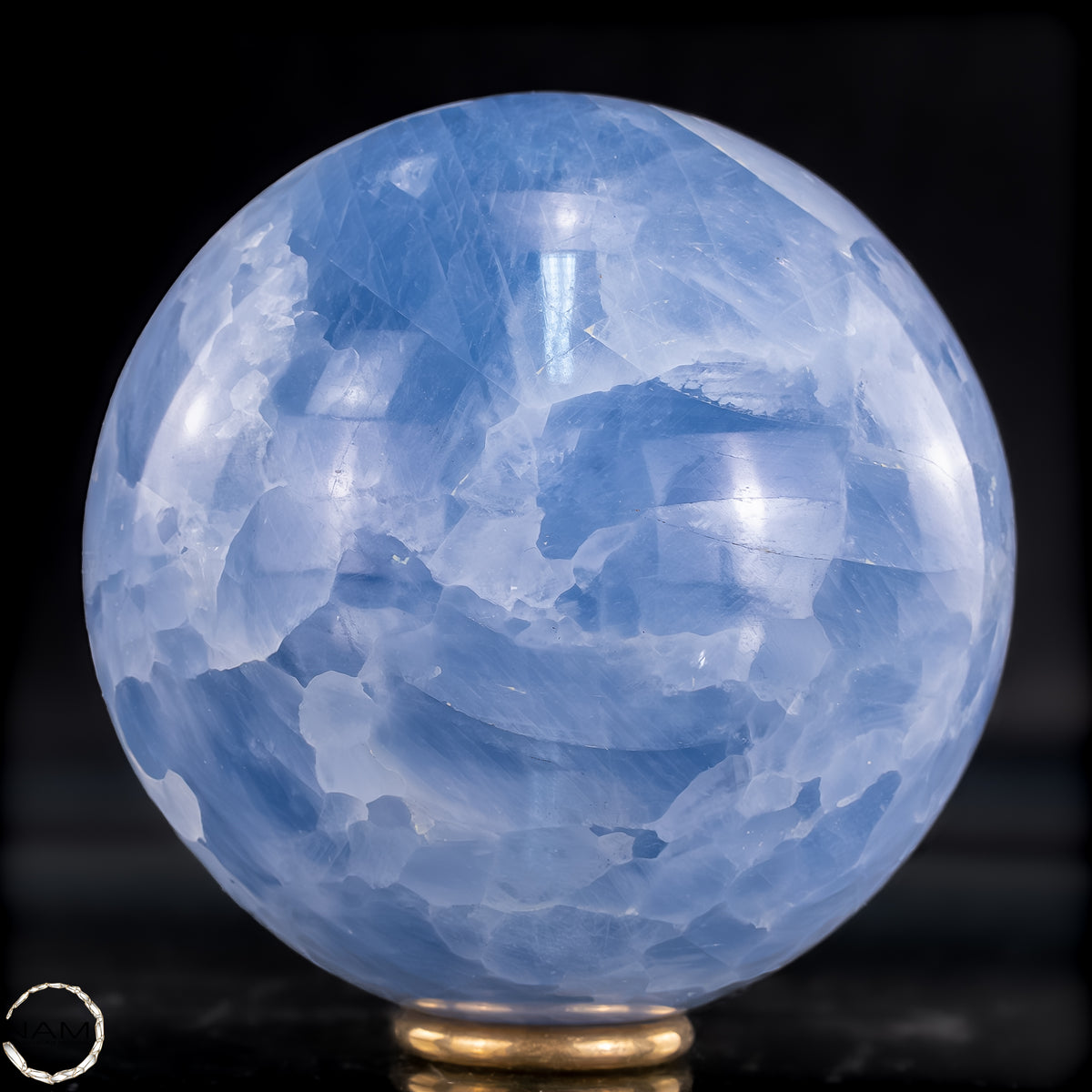 Natürliche Blaue Calcit-Kristall Kugel - 880,41g
