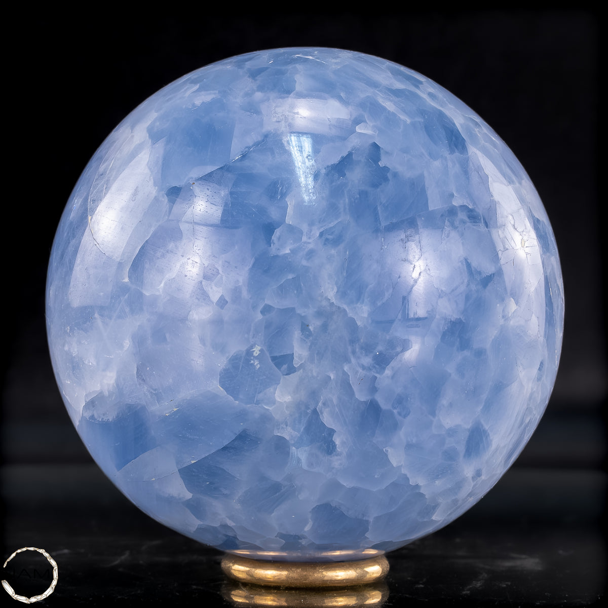 Natürliche Blaue Calcit-Kristall Kugel - 880,41g