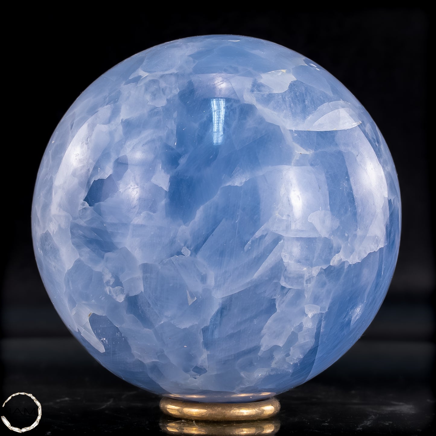 Natürliche Blaue Calcit-Kristall Kugel - 880,41g