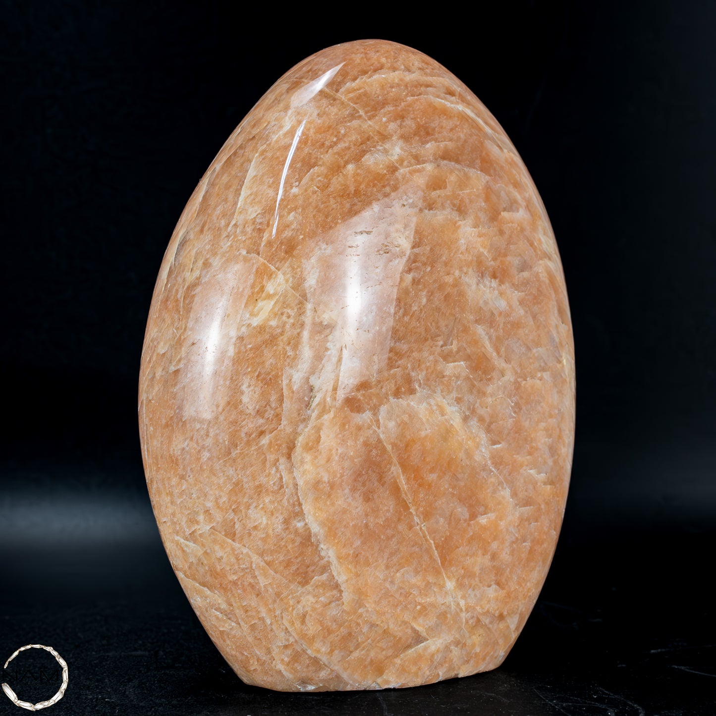 Natürliche Pfirsich-Mondstein Freiform -834,88g