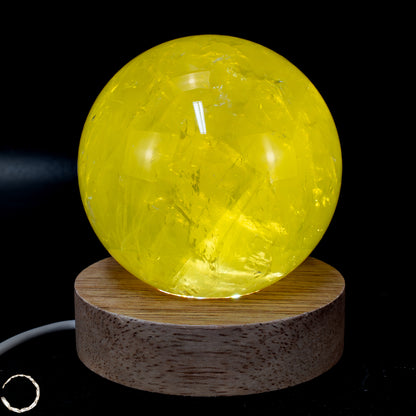 Top Qualität Transparenter Citrin Kristall Kugel - Brasilien - 619,61g