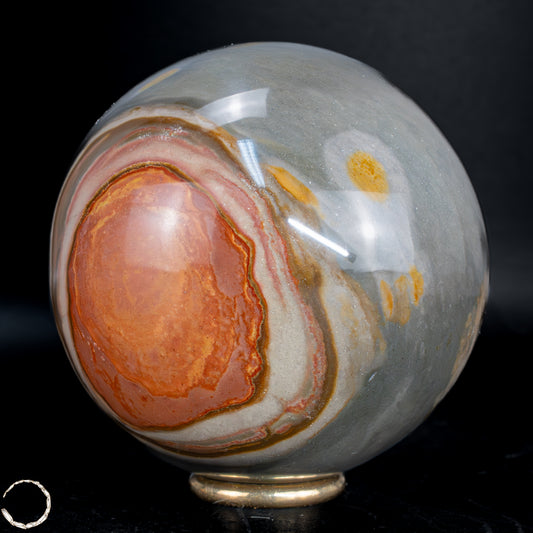 Natürliche Polychrome Jaspis Kristall-Kugel -598,99g