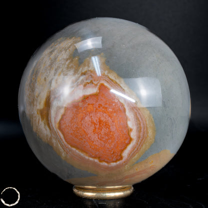 Natürliche Polychrome Jaspis Kristall-Kugel -598,99g