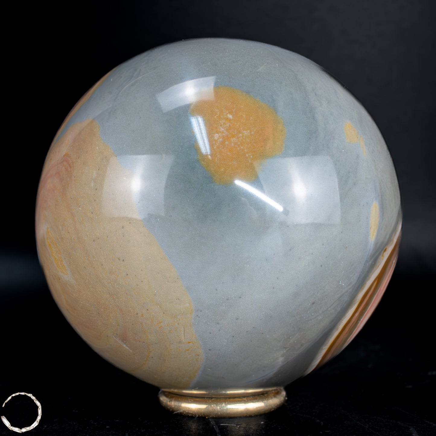 Natürliche Polychrome Jaspis Kristall-Kugel -598,99g