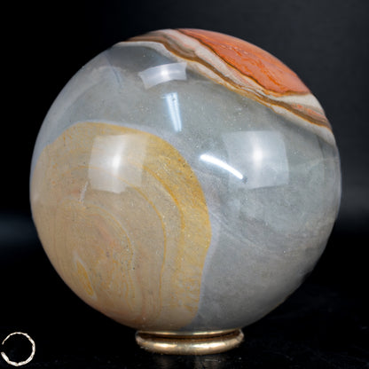 Natürliche Polychrome Jaspis Kristall-Kugel -598,99g