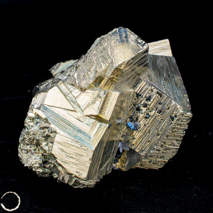 Natürliche Pyrit, Quarz und Galena Kristallcluster - 448,48 g