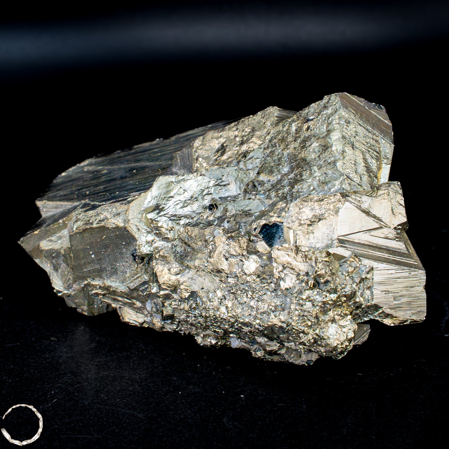 Natürliche Pyrit, Quarz und Galena Kristallcluster - 448,48 g