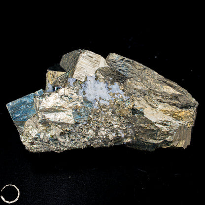 Natürliche Pyrit, Quarz und Galena Kristallcluster - 448,48 g