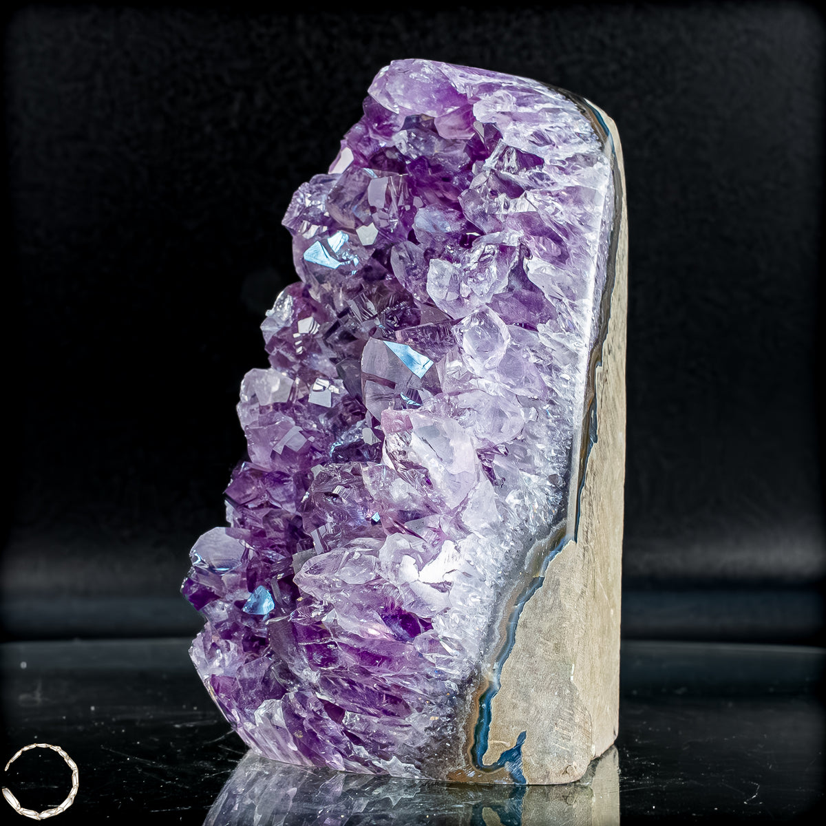 Natürliche Amethyst-Kristall Druse - 806,66g