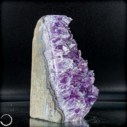 Natürliche Amethyst-Kristall Druse - 806,66g