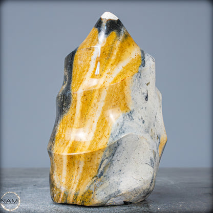 Natürliche Jaspis-Chalcedon Kristallflamme - 1475,99g