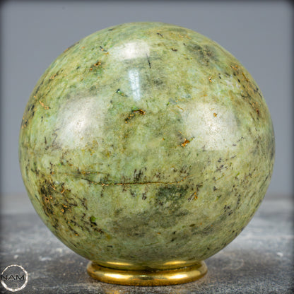 Natürliche Chrysopras-Kristall Kugel - 1089,27g - 89mm