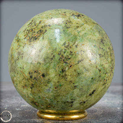 Natürliche Chrysopras-Kristall Kugel - 1089,27g - 89mm