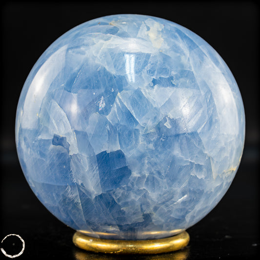 Natürliche Blaue Calcit-Kristall Kugel - 774,88g