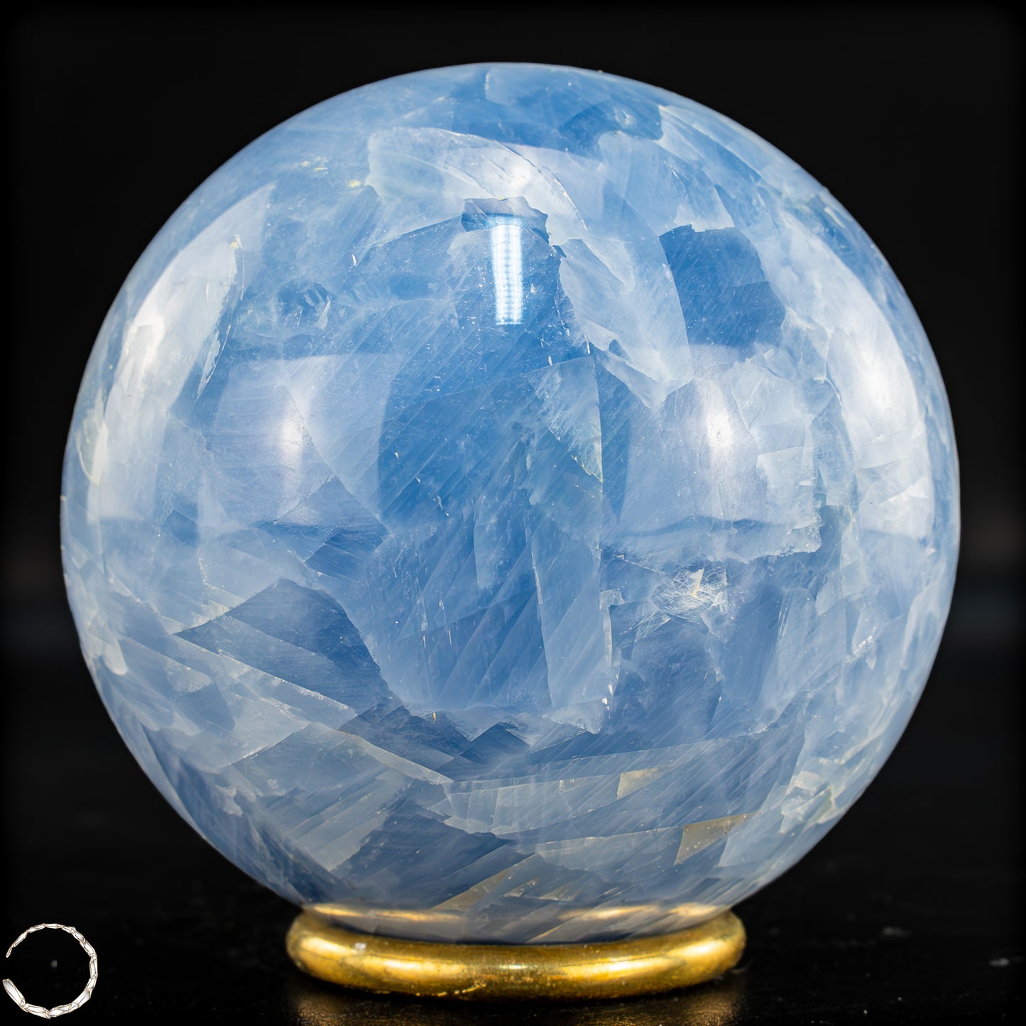 Natürliche Blaue Calcit-Kristall Kugel - 774,88g