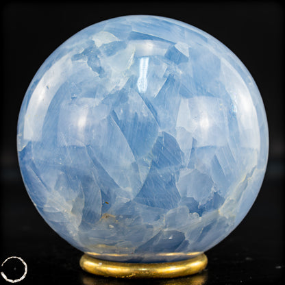 Natürliche Blaue Calcit-Kristall Kugel - 774,88g