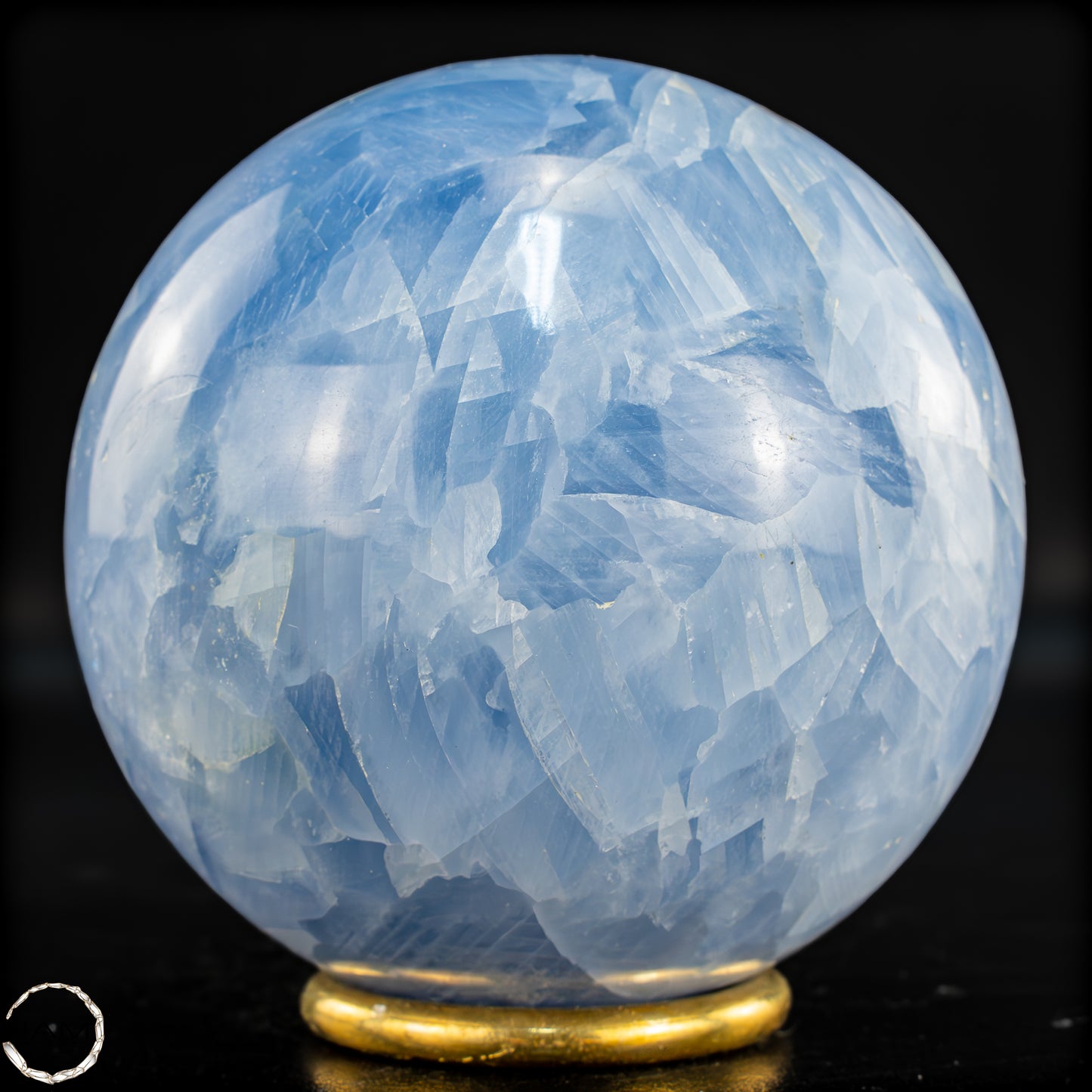 Natürliche Blaue Calcit-Kristall Kugel - 774,88g