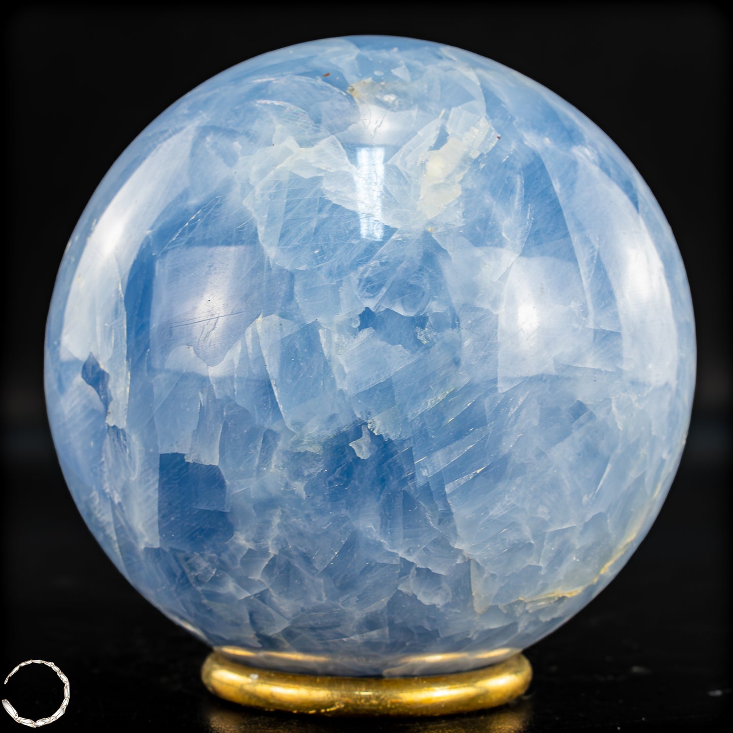 Natürliche Blaue Calcit-Kristall Kugel - 774,88g