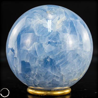 Natürliche Blaue Calcit-Kristall Kugel - 774,88g