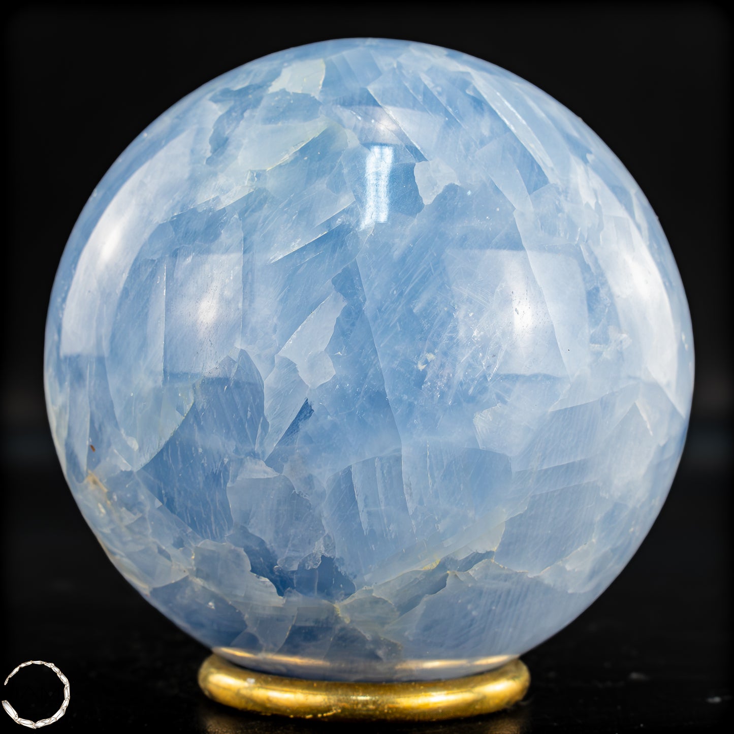 Natürliche Blaue Calcit-Kristall Kugel - 774,88g