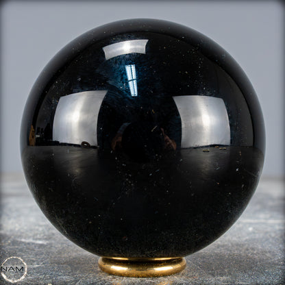 Natürliche Schwarze Obsidian Kristall-Kugel - 511,17g - 77mm