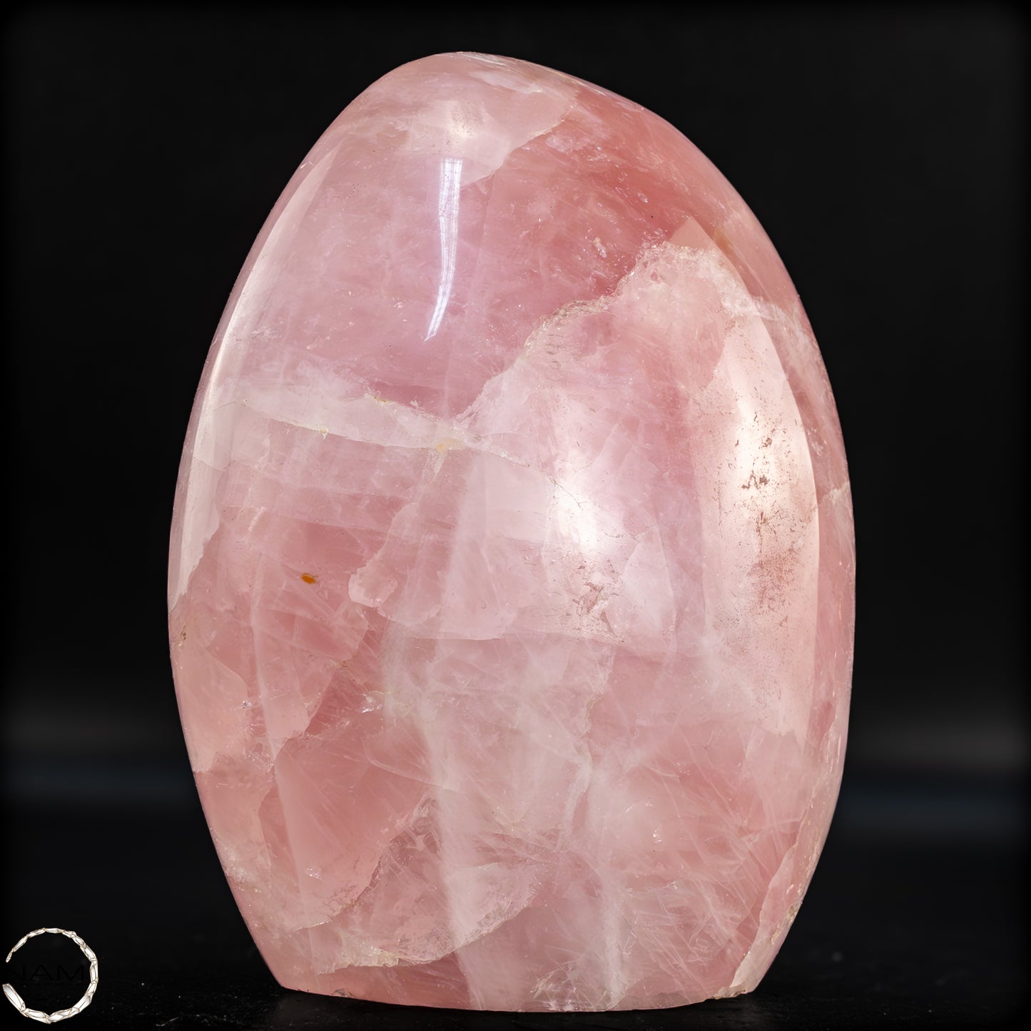 Natürliche Rosenquarz-Kristall Freiform aus Brasilien - 1280,03g