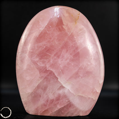 Natürliche Rosenquarz-Kristall Freiform aus Brasilien - 1280,03g