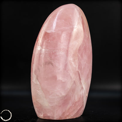 Natürliche Rosenquarz-Kristall Freiform aus Brasilien - 1280,03g