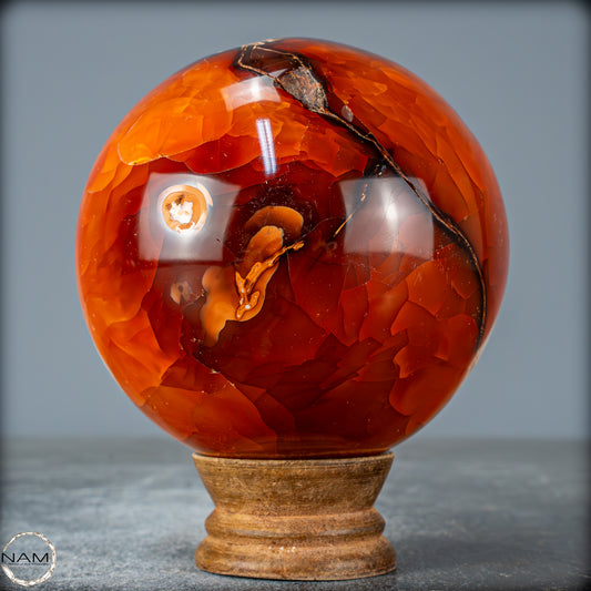 Natürliche Mehrfabige Carneol Kristall Kugel - 1061,57g - 91mm