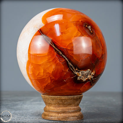 Natürliche Mehrfabige Carneol Kristall Kugel - 1061,57g - 91mm