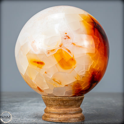 Natürliche Mehrfabige Carneol Kristall Kugel - 1101,51g - 95mm