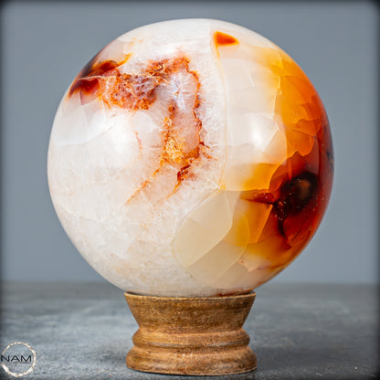 Natürliche Mehrfabige Carneol Kristall Kugel - 1101,51g - 95mm