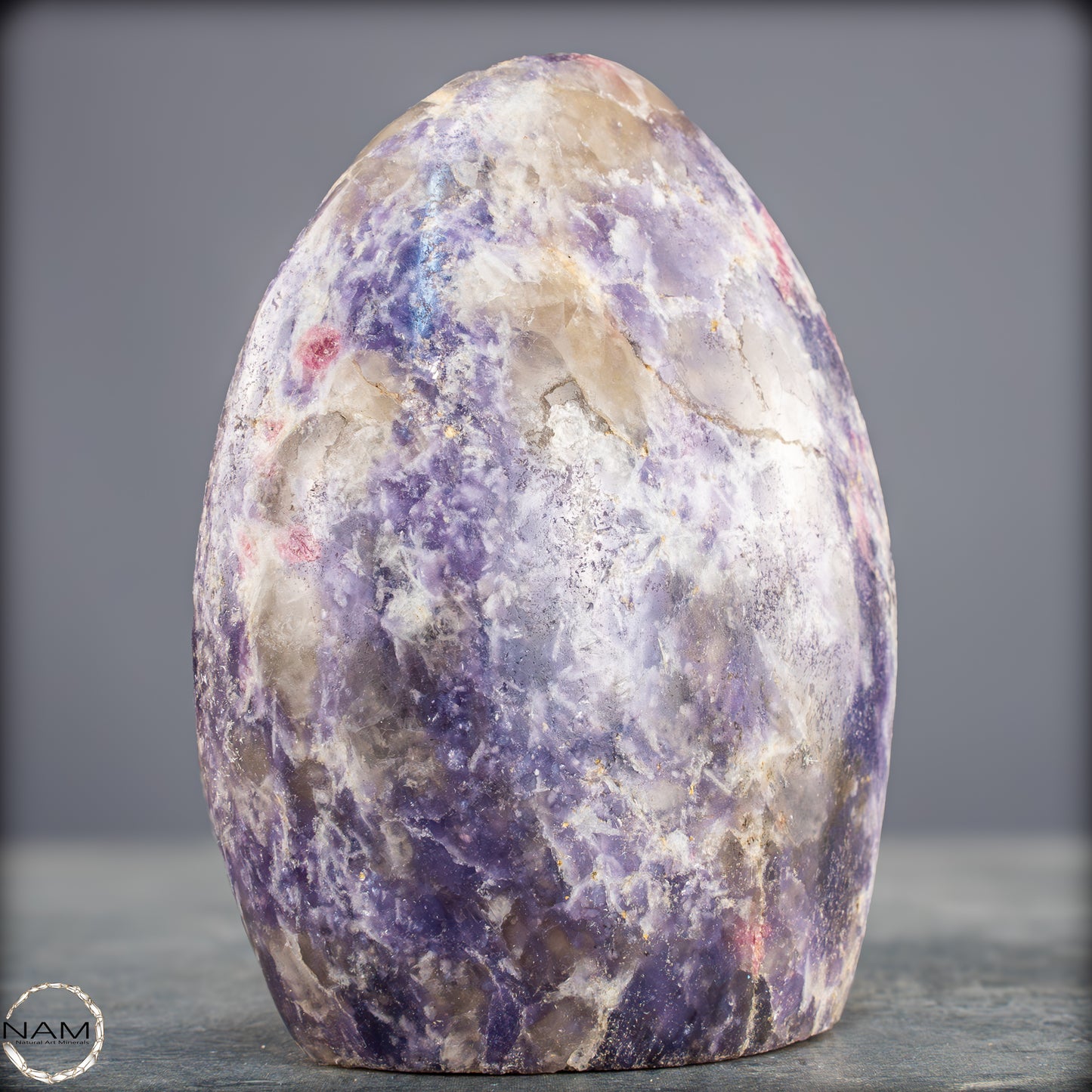 Natürlicher Einhornstein - Lepidolit Kristall-Freiform - 950,73g