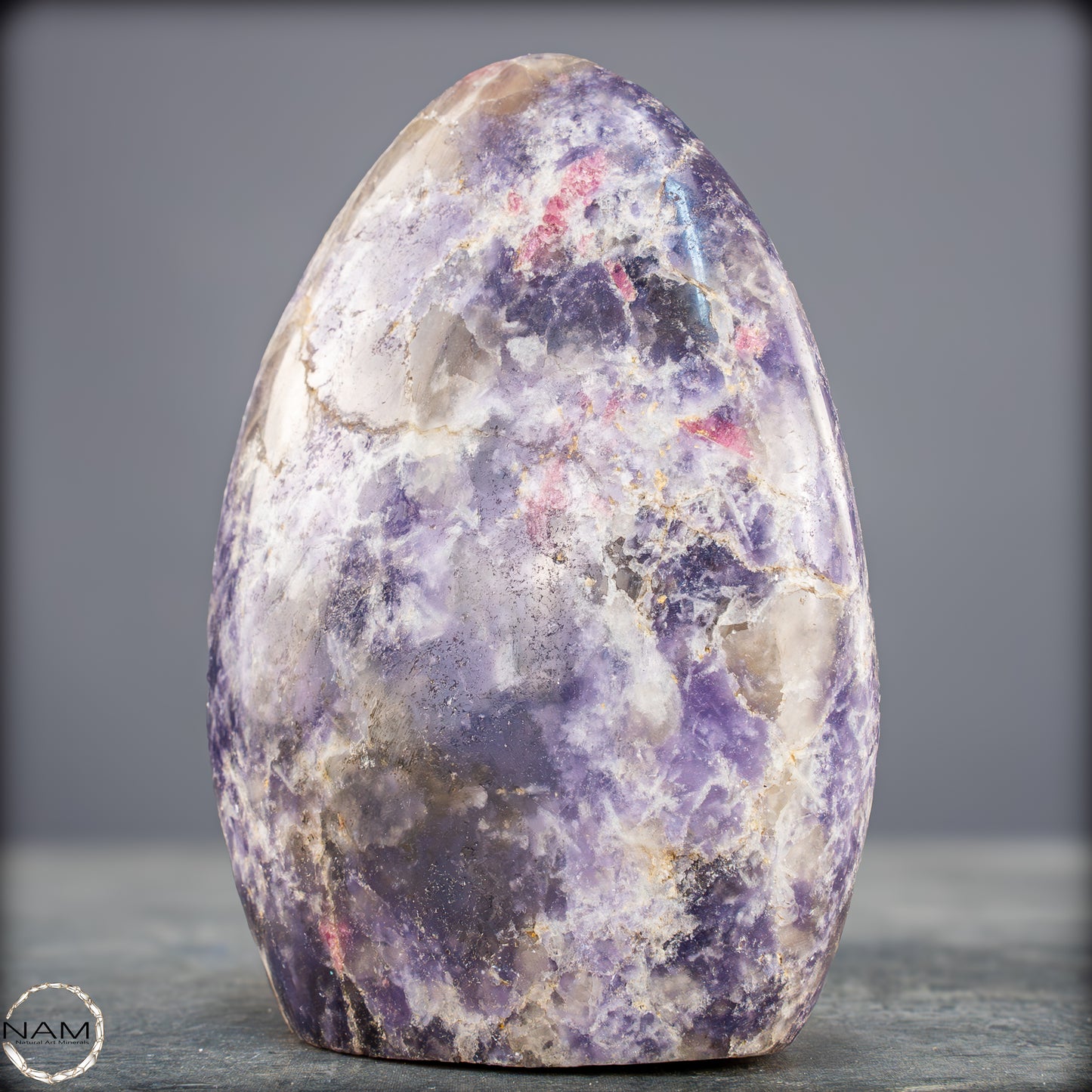 Natürlicher Einhornstein - Lepidolit Kristall-Freiform - 950,73g