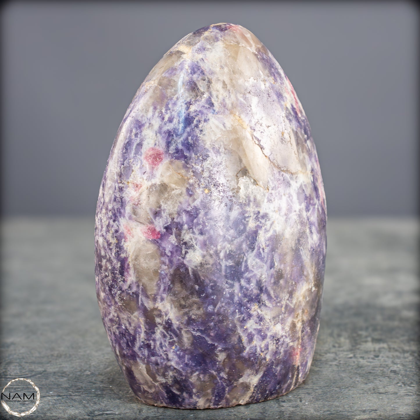 Natürlicher Einhornstein - Lepidolit Kristall-Freiform - 950,73g