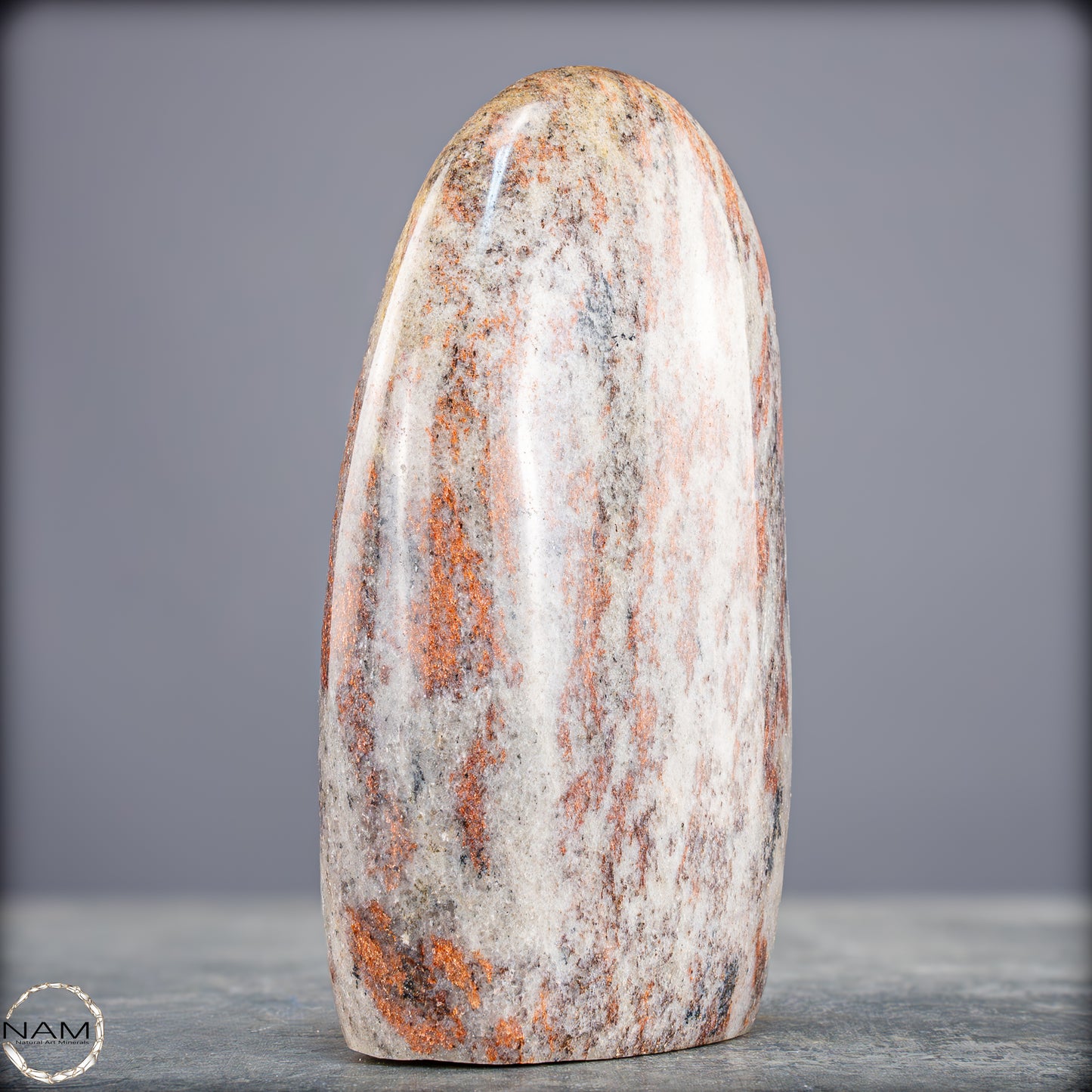 Natürliche Rote Aventurin Freiform aus Madagaskar - 935,57g