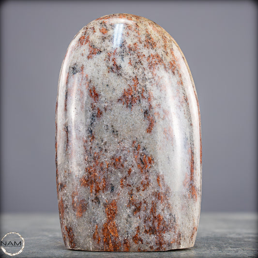 Natürliche Rote Aventurin Freiform aus Madagaskar - 935,57g