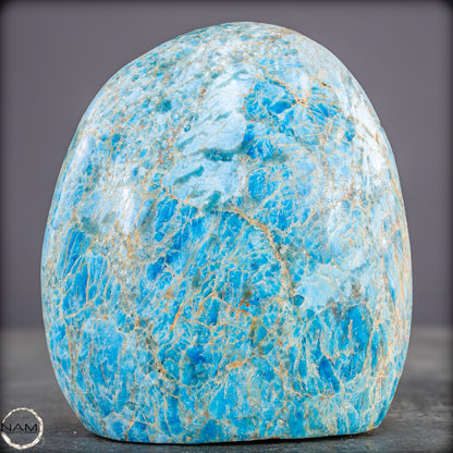 Natürliche Blaue Apatit Kristall-Freiform - 840,81g