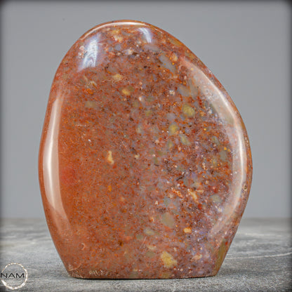 Natürliche Jaspis-Achatkristall Freiform - 1129,27g