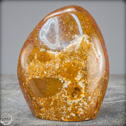 Natürliche Jaspis-Achatkristall Freiform - 1129,27g