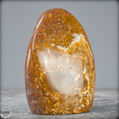 Natürliche Jaspis-Achatkristall Freiform - 1129,27g