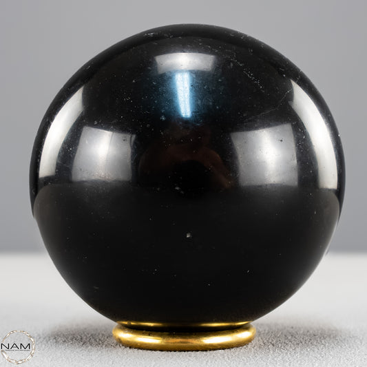 Schwarze Tourmalin-Kristall Kugel aus Brasilien - 1169,79g