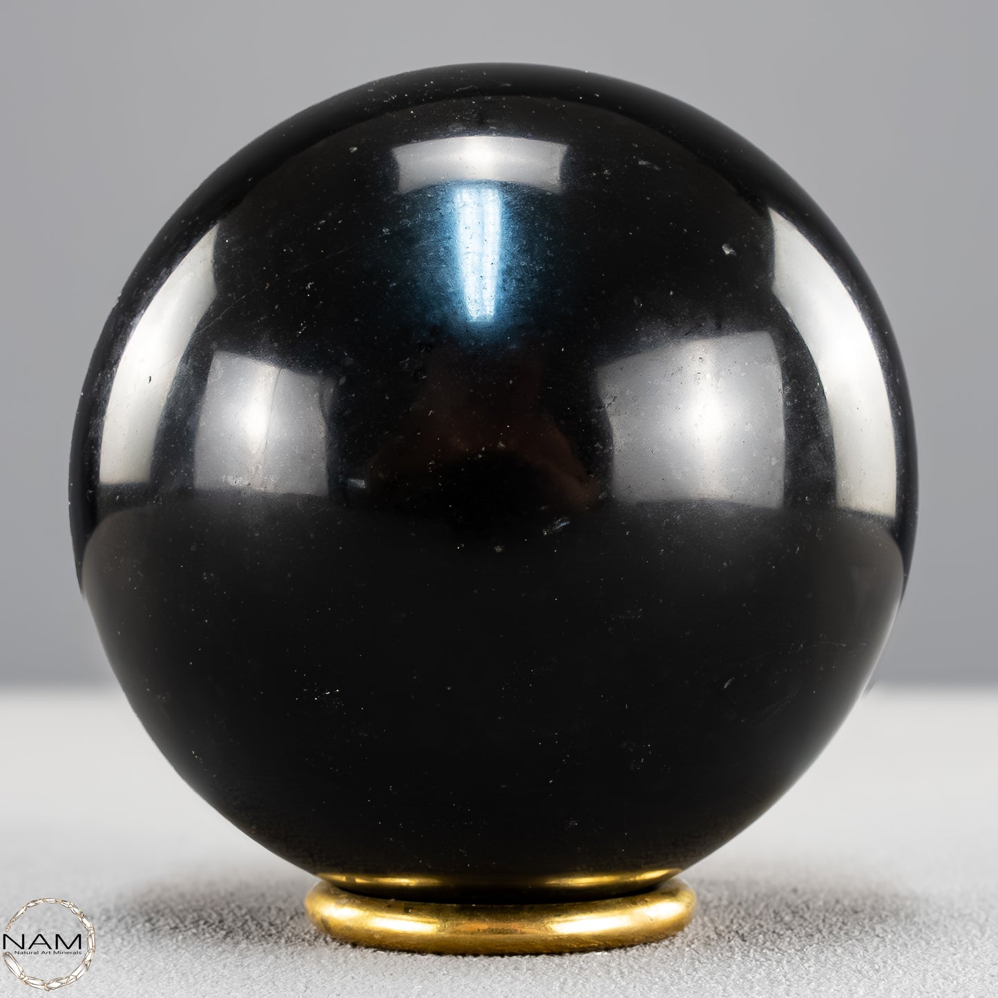 Schwarze Tourmalin-Kristall Kugel aus Brasilien - 1169,79g